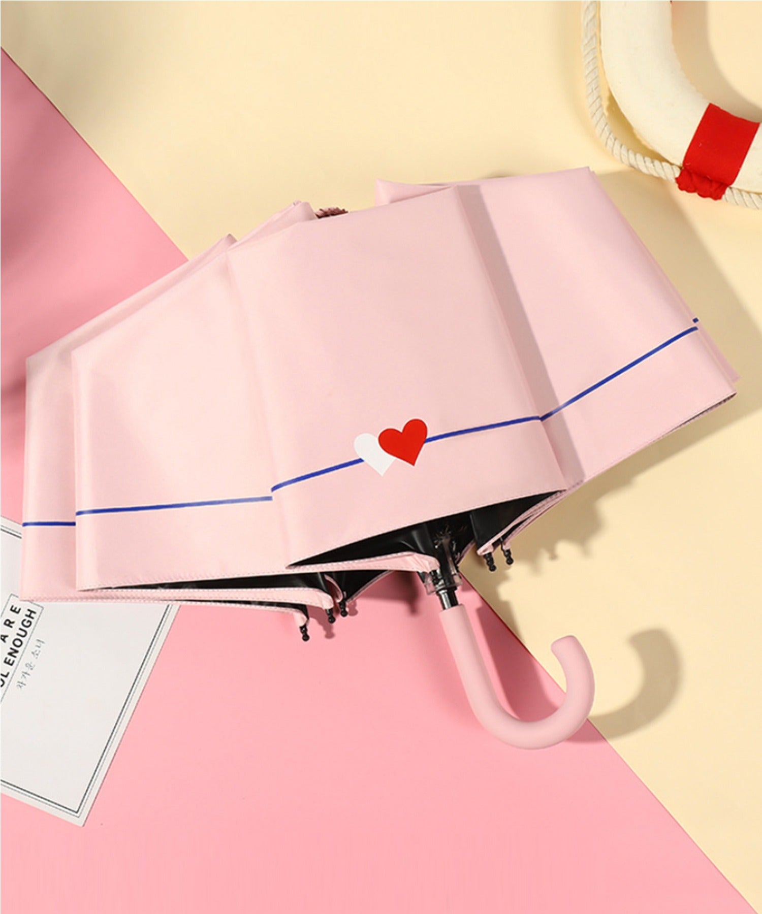 丈夫な8本骨軽量折りたたみ傘