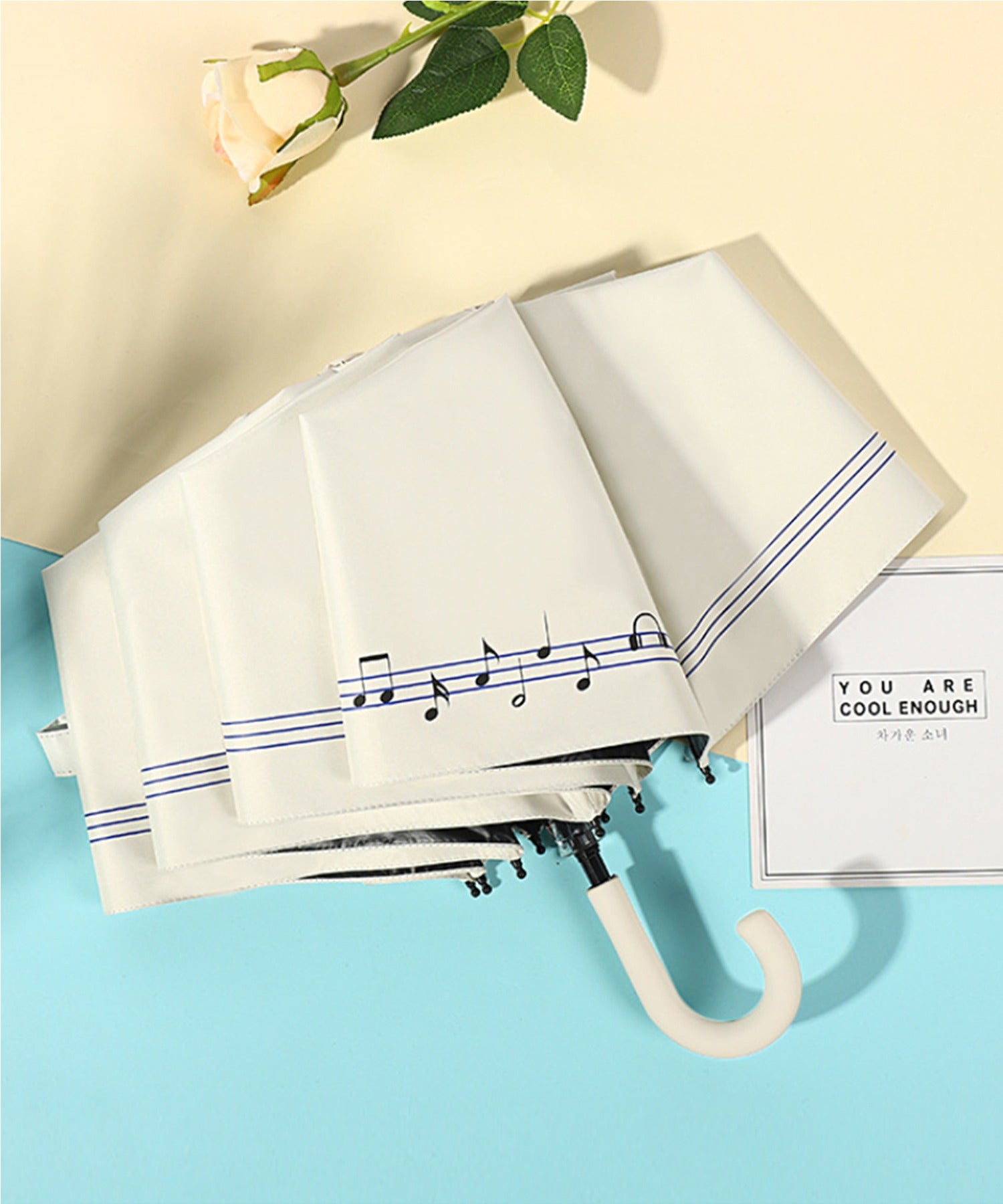 丈夫な8本骨軽量折りたたみ傘