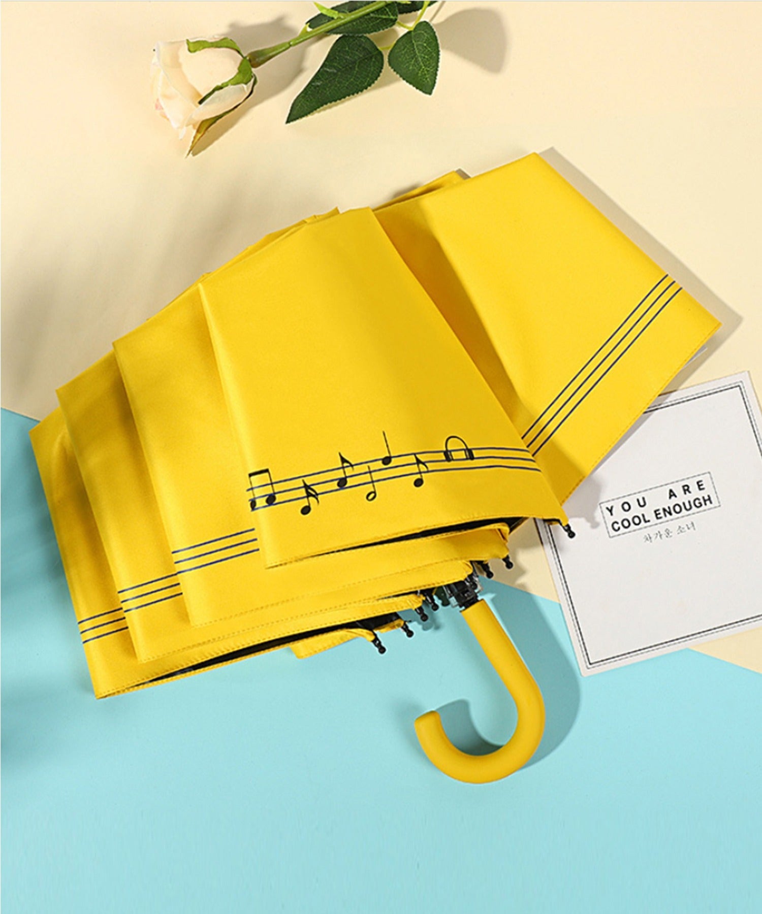 丈夫な8本骨軽量折りたたみ傘