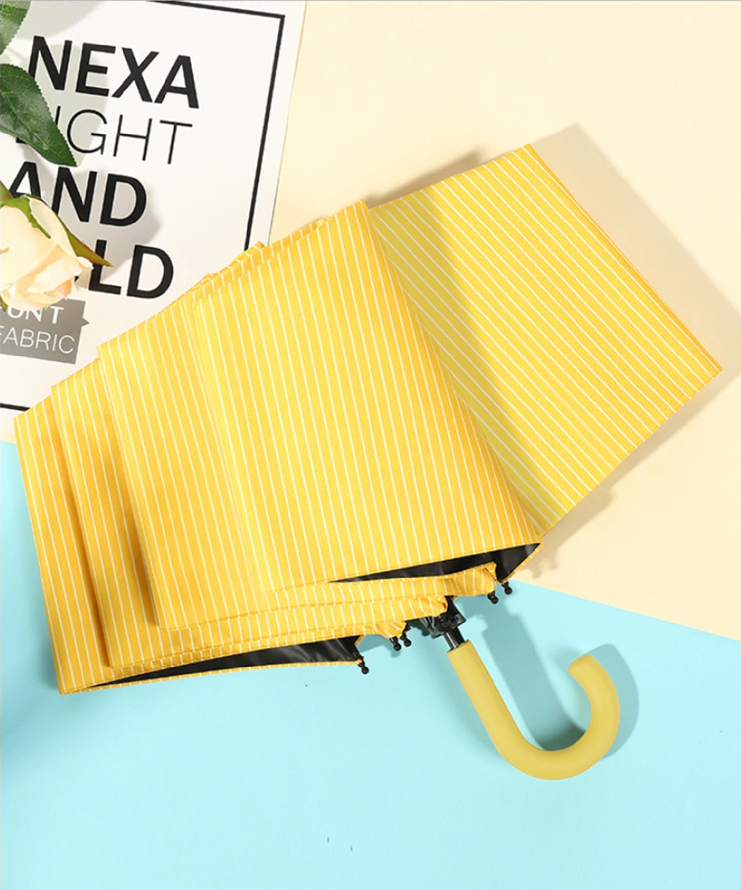 丈夫な8本骨軽量折りたたみ傘