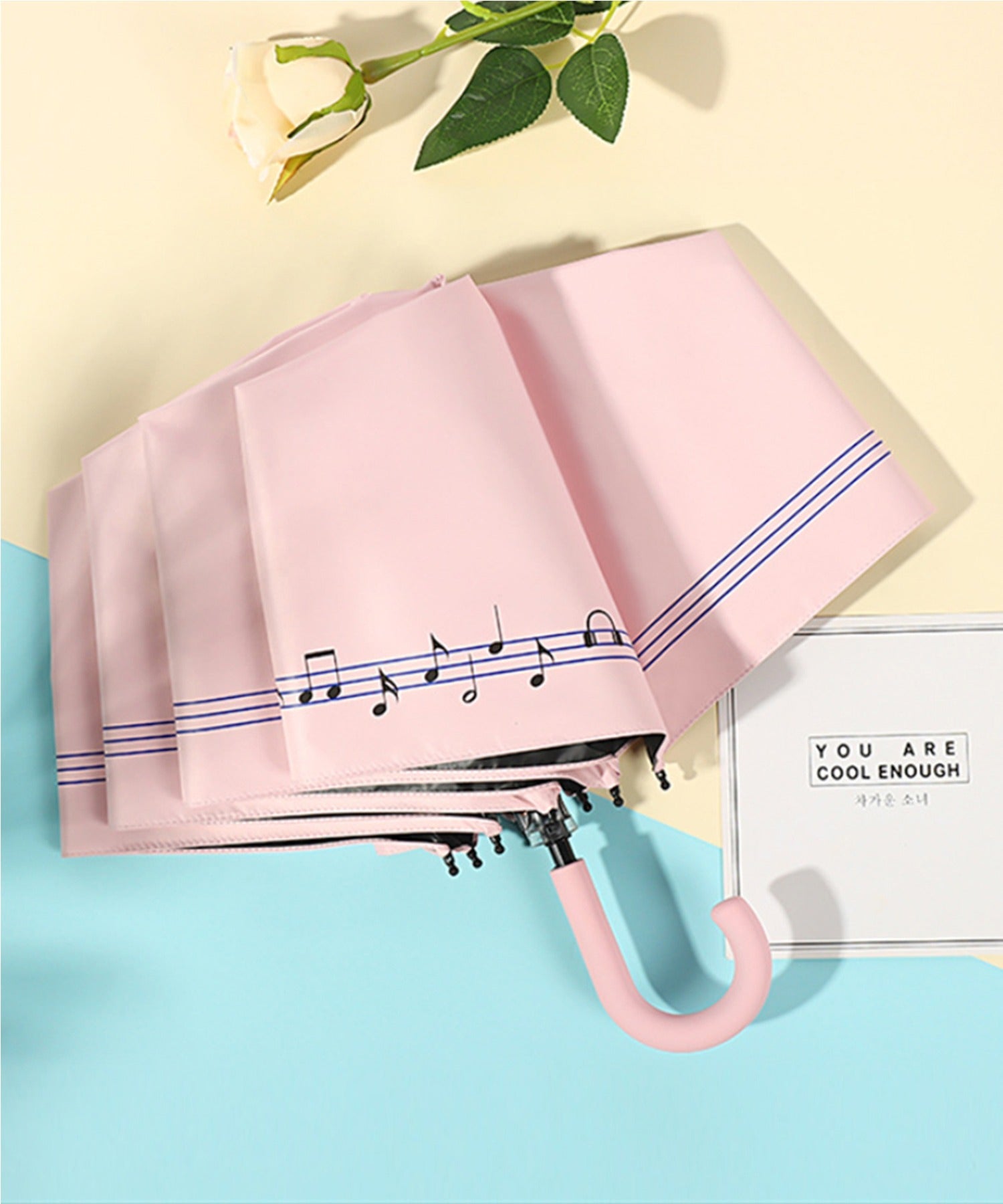 丈夫な8本骨軽量折りたたみ傘