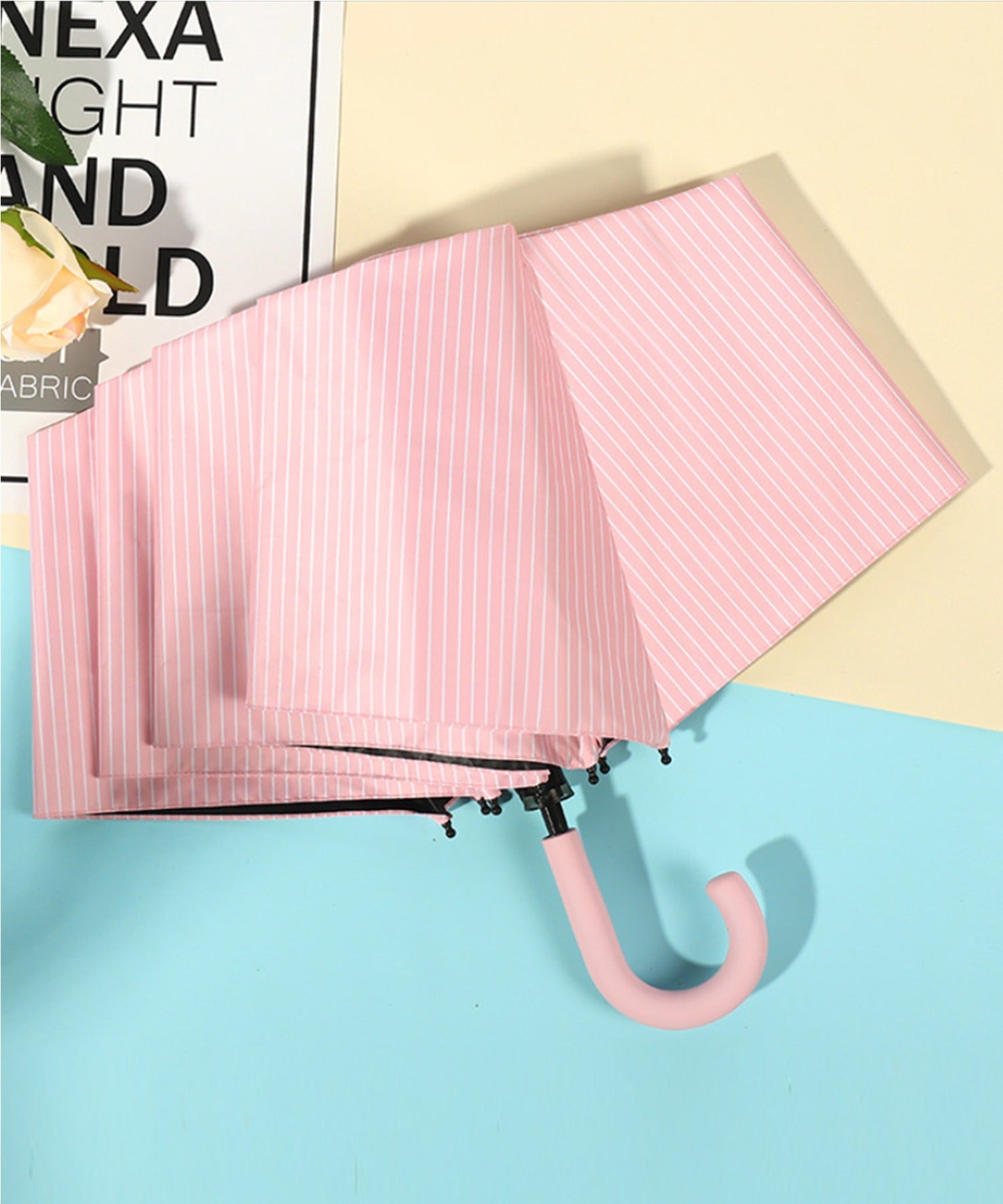 丈夫な8本骨軽量折りたたみ傘