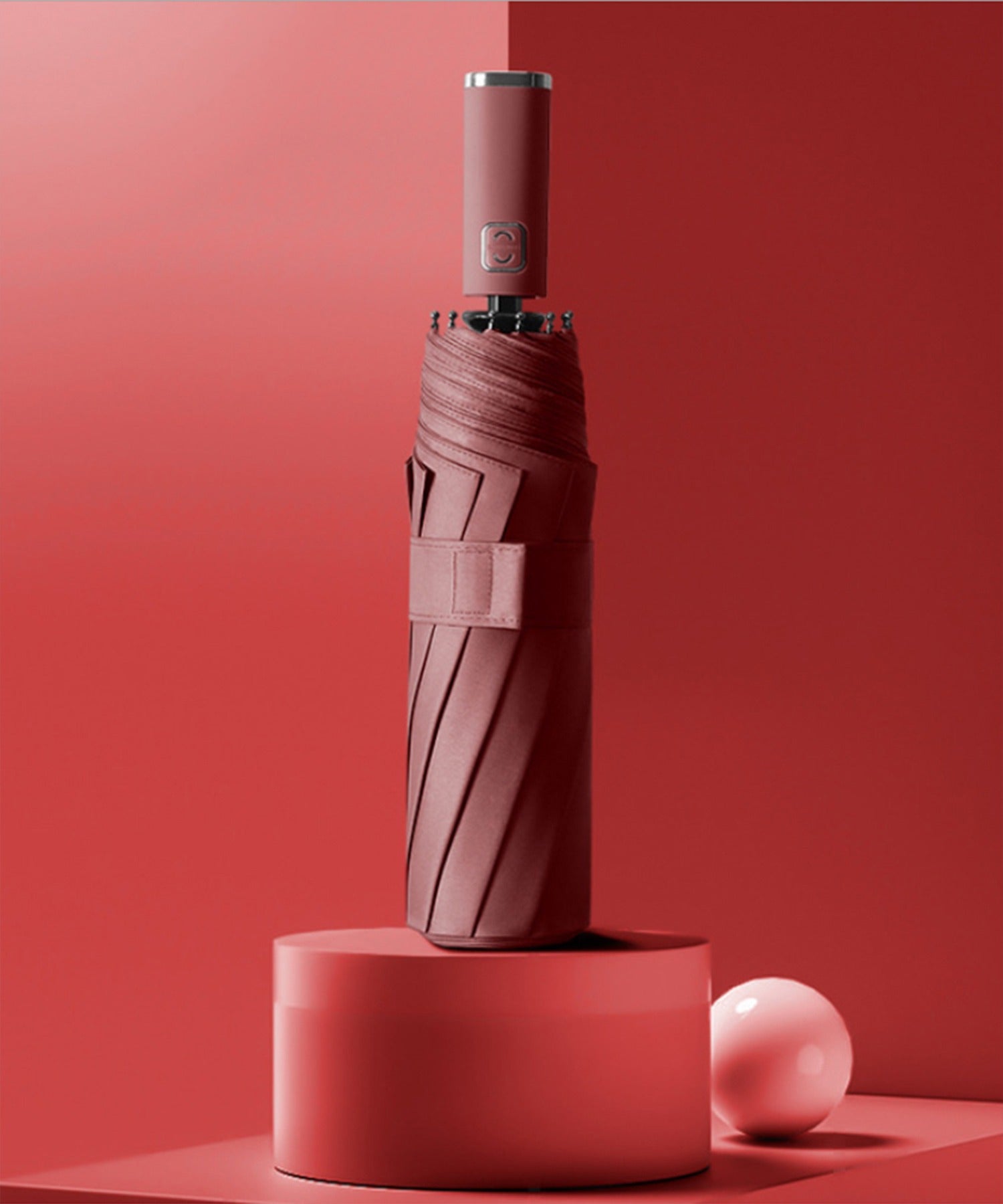 【晴雨兼用】10本骨　自動開閉　折りたたみ傘　UVカット99％