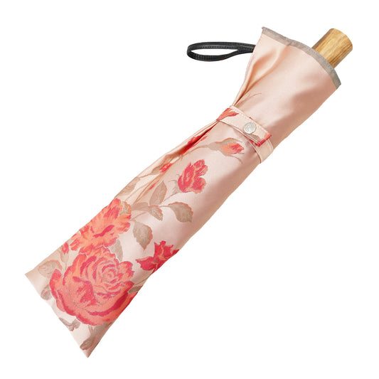 絵おり　薔薇（ばら）　折りたたみ傘