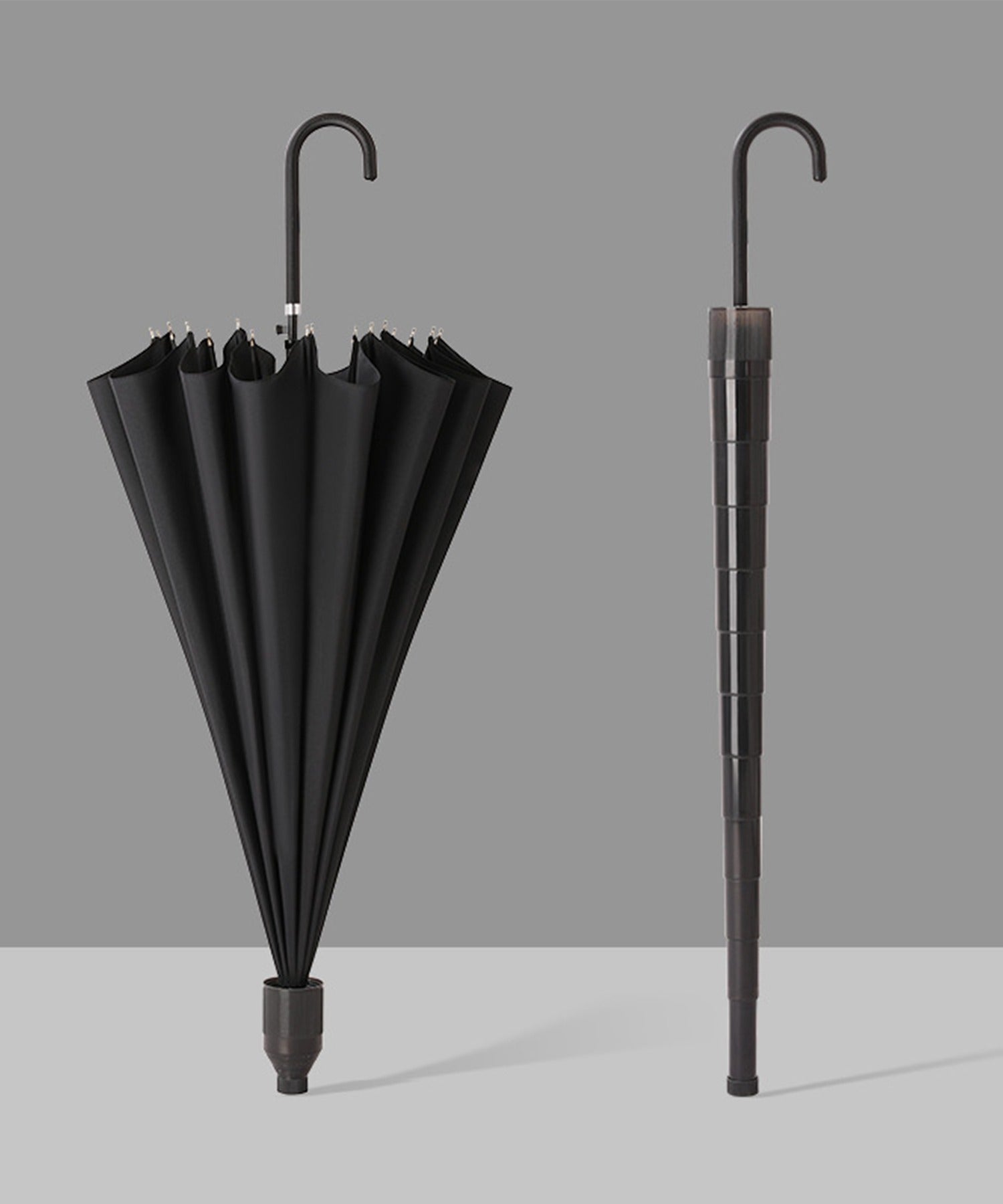 撥水カバー付け長傘