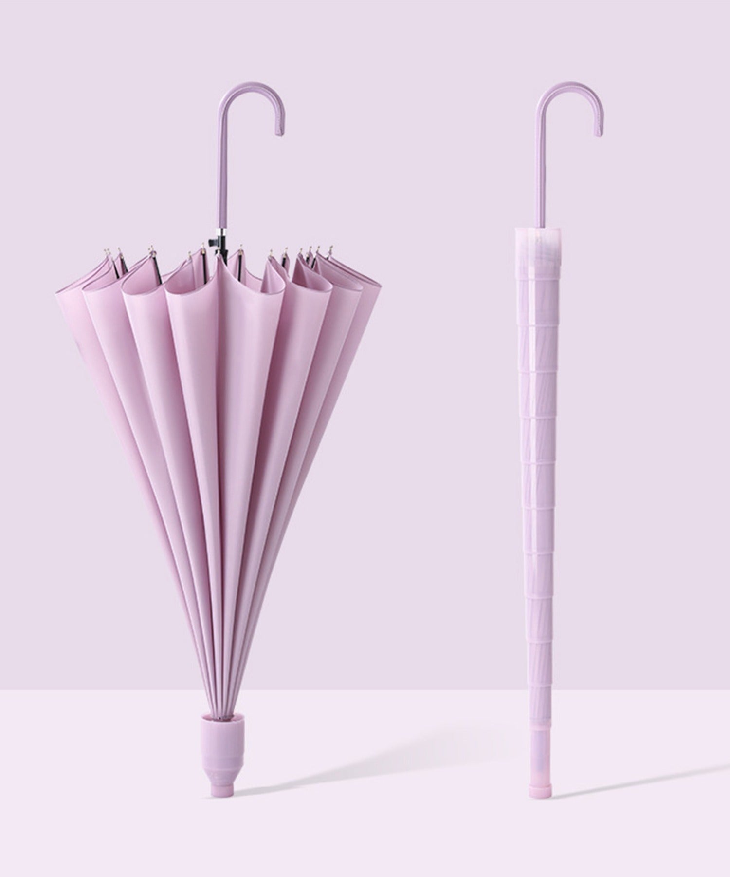 撥水カバー付け長傘