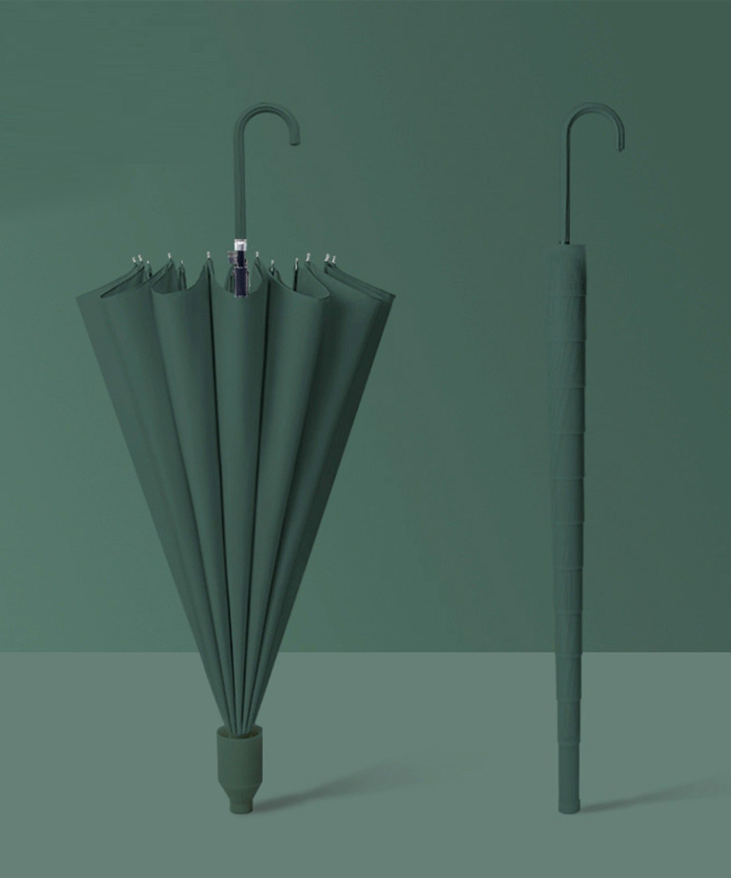 撥水カバー付け長傘