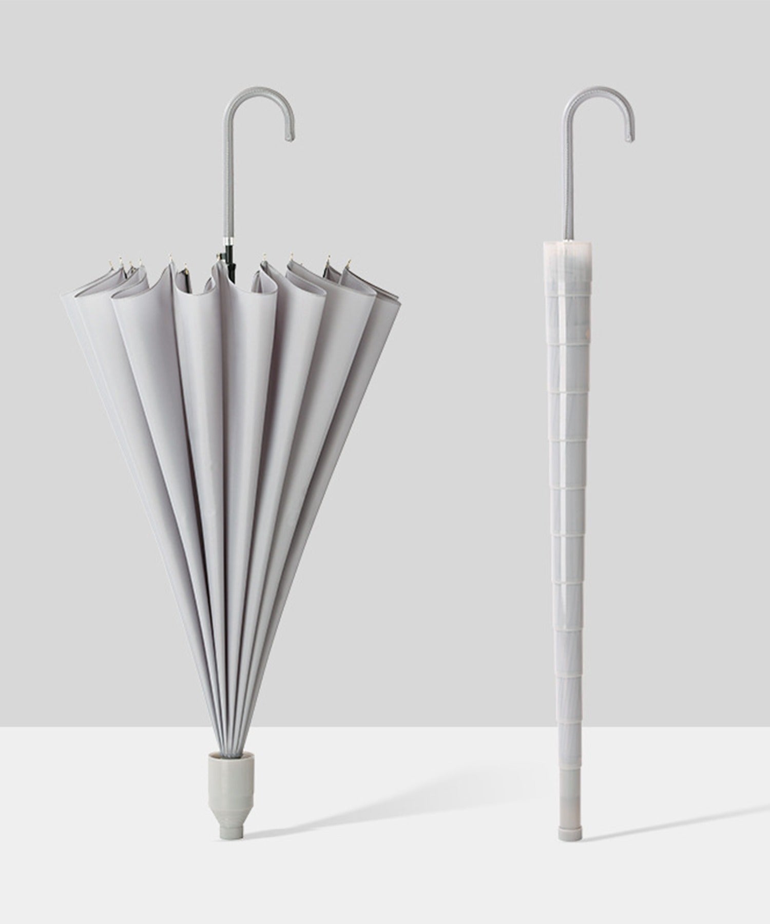 撥水カバー付け長傘