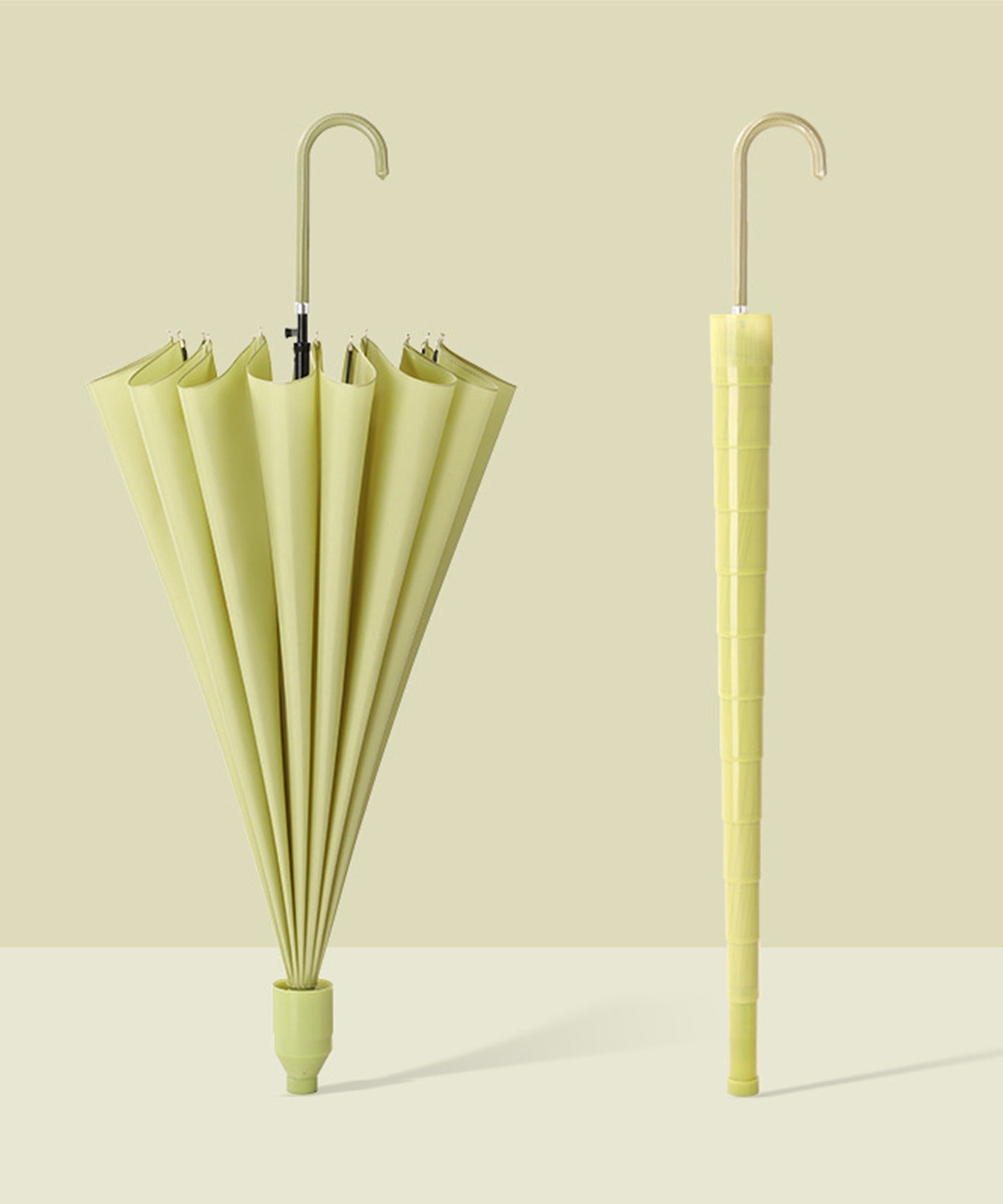 撥水カバー付け長傘